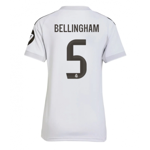 Billige Fotballdrakt Real Madrid Jude Bellingham #5 Replika Hjemmedrakt Dame 2025-26 Kortermet Billige Fotballdrakt Real Madrid Jude Bellingham #5 Replika Hjemmedrakt Dame 2025-26 Kortermet